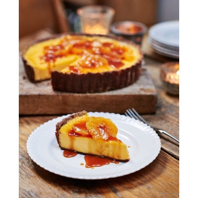 Portakallı Çikolatalı Tart